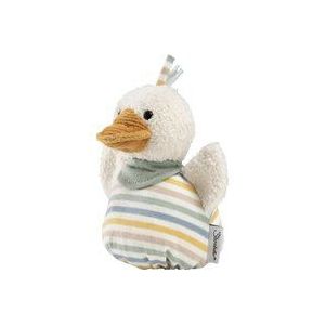 Eend Edda Lou Babyspeelgoed van jersey en pluizige stof met rammelaar, voor jongens en meisjes