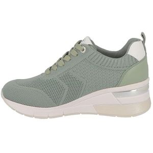 TOM TAILOR 5393808 sneakers voor dames, kleur sage, maat 38 EU, sage, 38 EU