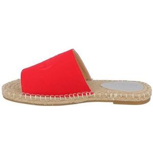 TOM TAILOR Dames 5396203 Platte Slipper, rood, 38 EU