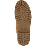 Tom Tailor - Kuitlaarzen - Camelkleur - Met Zacht Verdikte Rand - Vetersluiting en Ritssluiting