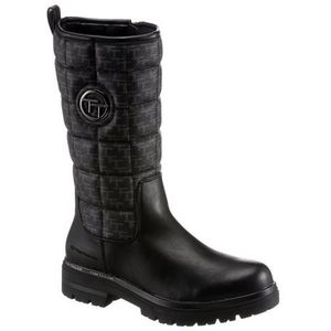 TOM TAILOR Dames 4290050022 halflange laarzen, zwart, 37 EU