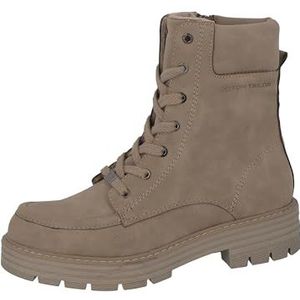 TOM TAILOR Dames 4290130023 Modieuze laarzen, taupe, 37 EU