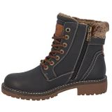 TOM TAILOR - Veterlaarsjes - Navy - Imitatieleer