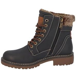 TOM TAILOR - Veterlaarsjes - Navy - Imitatieleer