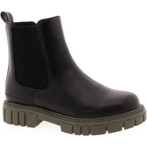 Tom Tailor Kids Meisjeslaarzen 637040003, Black Khaki, 39 EU