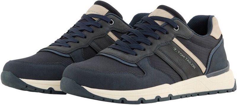 Tom Tailor Trainers met mesh inzetstukken