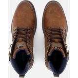 Mustang - Marcas - Veterschoenen - Bruin - Zakelijke Laarzen met Textielvoering