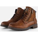 Mustang - Marcas - Veterschoenen - Bruin - Zakelijke Laarzen met Textielvoering