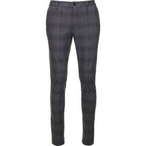 Alberto Rob Stretch Broek Ruiten Antraciet Heren - Chino