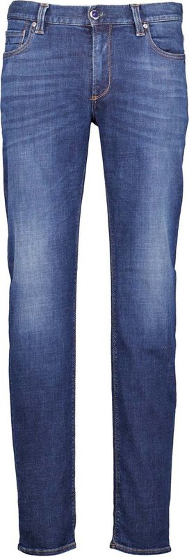 Alberto Slim Jeans blauw, Effen