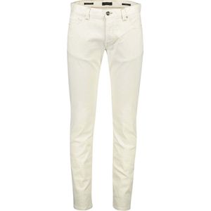 Alberto - Broek - Slim Fit - Off White - Katoen