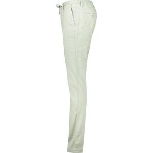 Alberto - Performance Chino - Groen - Katoen/Linnen Mix