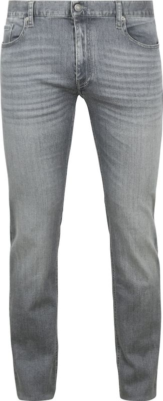 Alberto Dual FX Denim Jeans grijs, Effen