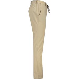 Alberto chino met elastische band beige mover slim fit