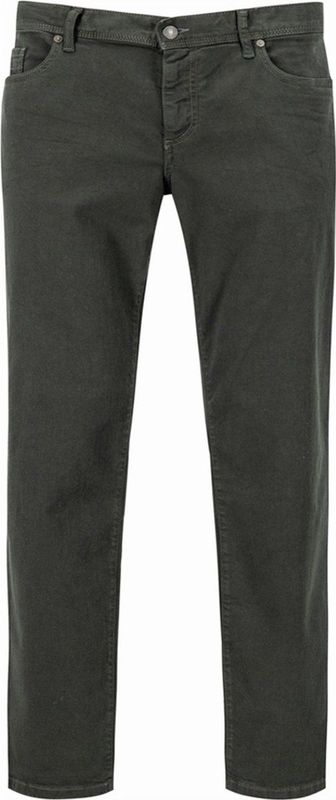 Alberto - 5-Pocket - Heren DGrijs - Katoen - 8937-1383-Pipe