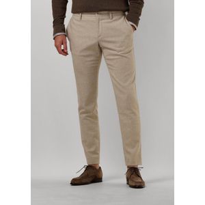 Alberto - Pantalons - Beige - Stijlvolle zandkleurige broeken voor heren