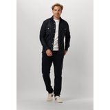 Alberto - Katoenen Broek - Donkerblauw - Slim Fit - 61% Katoen 36% Modal 3% Elastaan