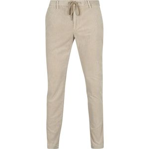 Alberto Jump - Chino - Greige - Corduroy - Slim-Fit
