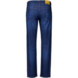 Alberto - Pipe Jeans - Blauw - Effen - Vijf-zak - Lichte Denim van Tencel