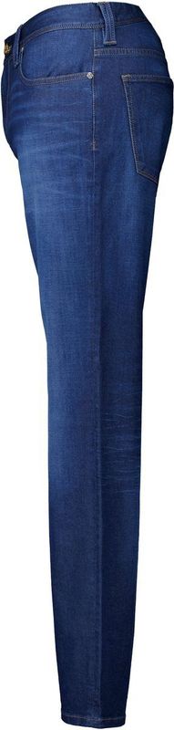 Alberto - Pipe Jeans - Blauw - Effen - Vijf-zak - Lichte Denim van Tencel