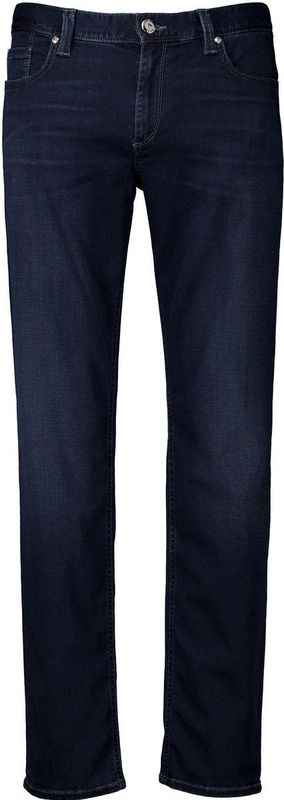 Alberto Pipe Jeans donkerblauw, Effen