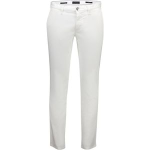 Alberto - Pantalon - Wit - Katoenmix