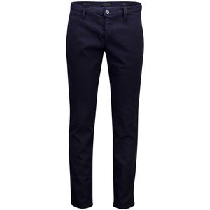 Alberto - Pantalon - Donkerblauw - Katoen/Elastaan