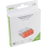 WAGO® Mini lasklem 3-voudig 3x0.5-2.5mm² - 2273-203 - 30 stuks in blister