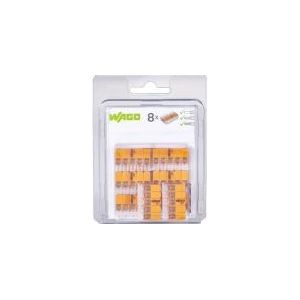 WAGO® Verbindingsklem 5-voudig T/M 4mm² - 221-415 - 8 Stuks In Blister