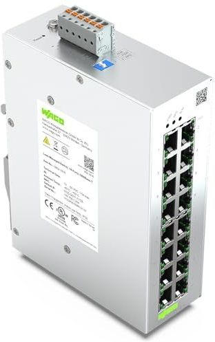 WAGO - 852-1816 - Industriële Switch - 16 ETHERNET-poorten - 10/100/1000 Mbps
