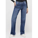 Wide leg jeans in 5-pocketmodel, model 'LIZ'