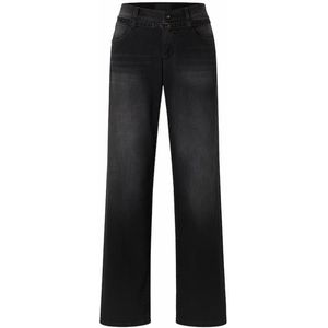 Angels - LIZ BELT 350 - Damesjeans - Anthraciet - Wijde Pijp