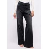 Angels - LIZ BELT 350 - Damesjeans - Anthraciet - Wijde Pijp