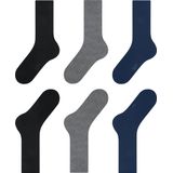 FALKE - Family - Sokken - Veelkleurig - 3-Pack van duurzaam katoen