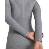 FALKE dames lange mouw shirt Wool-Tech - thermoshirt - grijs (grey-heather)