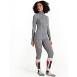FALKE dames lange mouw shirt Wool-Tech - thermoshirt - grijs (grey-heather)
