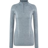 FALKE dames lange mouw shirt Wool-Tech - thermoshirt - grijs (grey-heather)