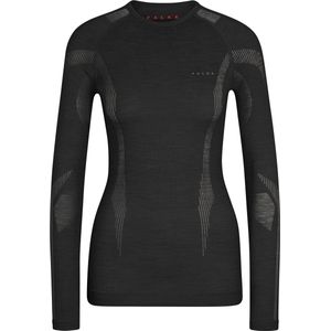 FALKE Wool-Tech Longsleeve warmend anti zweet functioneel ondergoed Baselayer-Shirt dames zwart