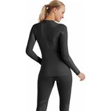 FALKE - Wool-Tech - Functioneel Shirt - Zwart - Sneldrogend Wol - Dames