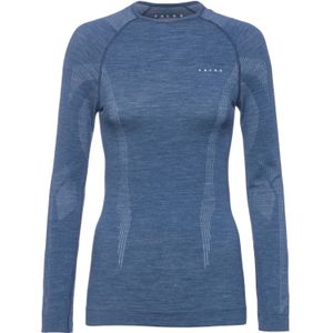 FALKE dames lange mouw shirt Wool-Tech - thermoshirt - blauw (capitain)