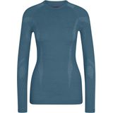 FALKE dames lange mouw shirt Wool-Tech - thermoshirt - blauw (capitain)