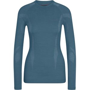 FALKE dames lange mouw shirt Wool-Tech - thermoshirt - blauw (capitain)
