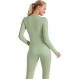 FALKE dames lange mouw shirt Wool-Tech - thermoshirt - groen (quiet green)