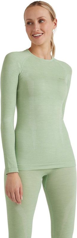 FALKE dames lange mouw shirt Wool-Tech - thermoshirt - groen (quiet green)