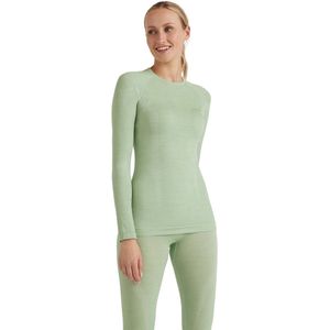 FALKE dames lange mouw shirt Wool-Tech - thermoshirt - groen (quiet green)