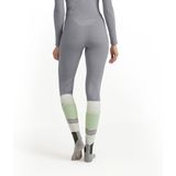 FALKE Wool-Tech Long Tights warmend, anti zweet functioneel ondergoed sportbroek dames grijs