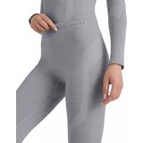 FALKE Wool-Tech Long Tights warmend, anti zweet functioneel ondergoed sportbroek dames grijs