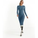 FALKE dames tights Wool-Tech - thermobroek - blauw (capitain)