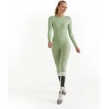 FALKE dames tights Wool-Tech - thermobroek - groen (quiet green)