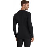FALKE Wool-Tech Longsleeve warmend anti zweet functioneel ondergoed Baselayer-Shirt heren zwart